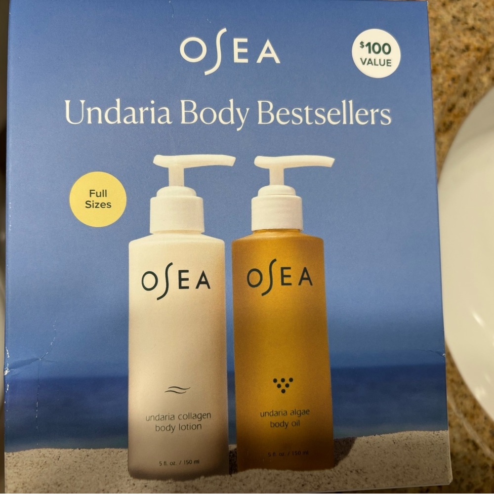 Sea Undaria Body Bestsellers Set - White and Gold
